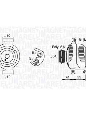 Finální Výprodej generátor MAGNETI MARELLI 063377028010