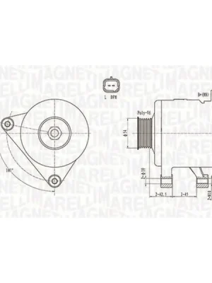 Akce generátor MAGNETI MARELLI 063731498010
