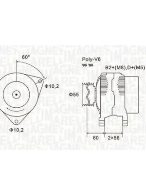 Cenová Bomba generátor MAGNETI MARELLI 063731577010