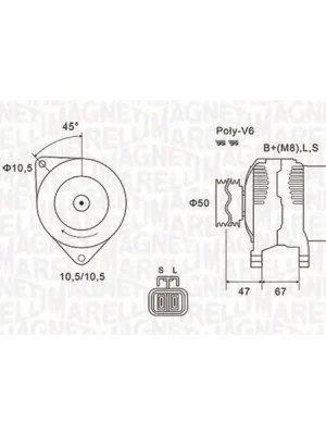 generátor MAGNETI MARELLI 063731790010 Akce