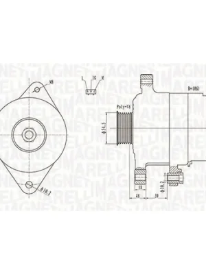 generátor MAGNETI MARELLI 063731809010 Nová Kolekce