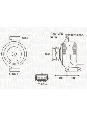 Nejlepší Volba generátor MAGNETI MARELLI 063731864010
