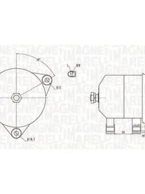 Oblíbený generátor MAGNETI MARELLI 063731913010