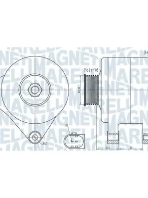 Akční Nabídka generátor MAGNETI MARELLI 063732011010