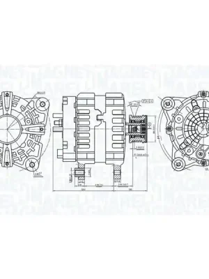 generátor MAGNETI MARELLI 063736381010 Přímo Od Výrobce