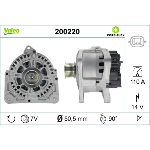generátor VALEO 200220 Nejlepší Volba