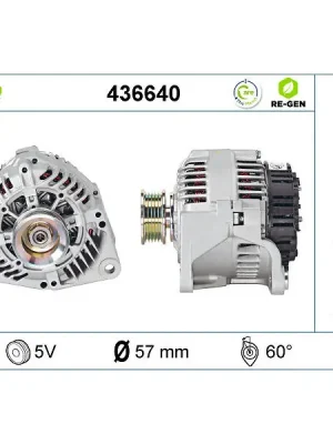 Odeslání Ihned generátor VALEO 436640