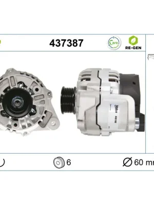 generátor VALEO 437387 Rychlé Dodání
