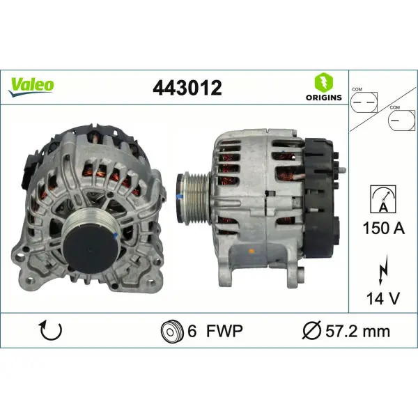 generátor VALEO 443012 Koupit Online