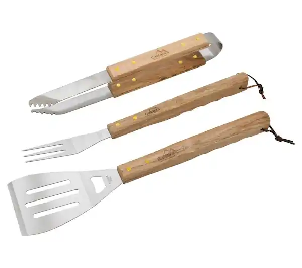 Grilovací nářadí WOOD sada 3ks Akční Cena