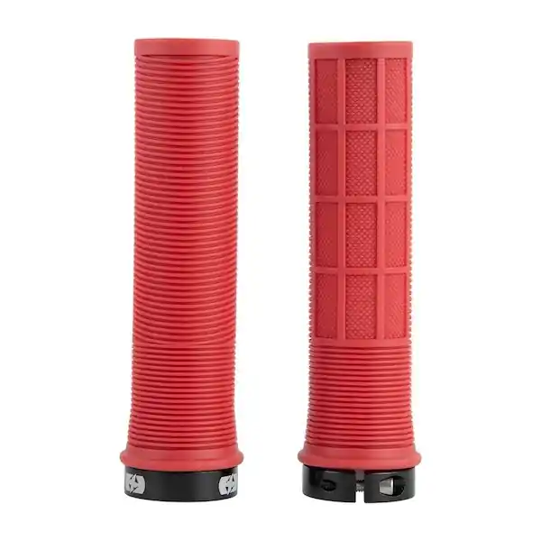 Vrácení Zdarma gripy DRIVER MTB LOCK-ON se šroubovacími objímkami, OXFORD (červená, délka 130 mm, 1 pár)