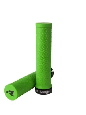 gripy lock-on R20, RTECH (neon zelené, 1 pár) Doprava Zdarma