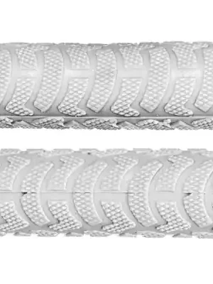 Nejlepší Volba gripy MTB, OXFORD (bílé/černé, dvoukomponentní, délka 127 mm, 1 pár)