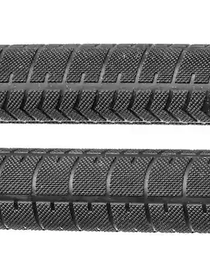 Dokud Zásoby Vydrží gripy MTB, OXFORD (černé, dvoukomponentní, délka 127 mm, 1 pár)