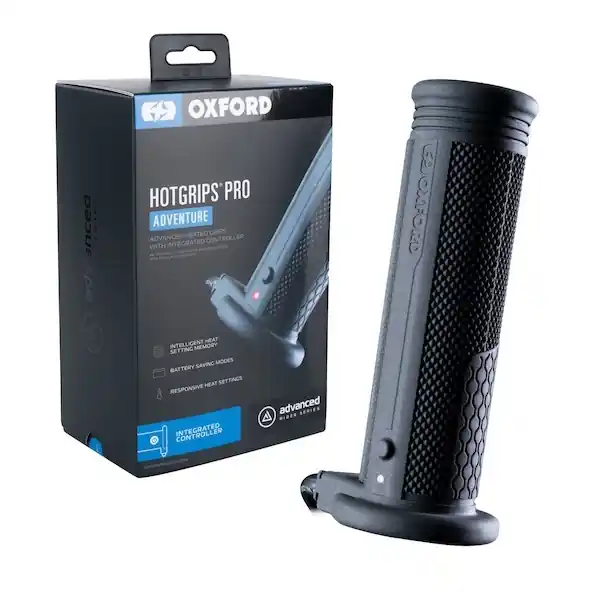 gripy vyhřívané HOTGRIPS PRO ADVENTURE, OXFORD (s integrovaným ovládáním v rámci gripu) Nejprodávanější