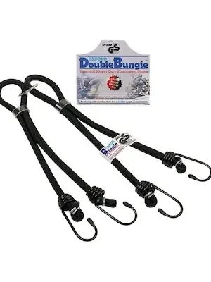 gumicuk Double Bungee délka/šířka popruhu 600/9 mm, OXFORD (hák/hák, dvojpopruh spojený očkem) Akční Nabídka