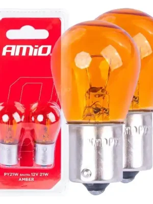Nejprodávanější Halogenové žárovky PY21W BAU15S 12V AMBER 2ks blister
