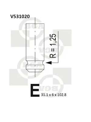Must-Have Výfukový ventil BGA V531020