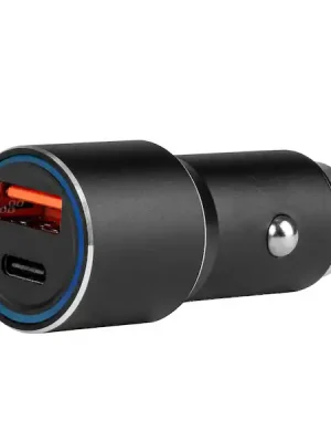Nejprodávanější Hliníková nabíječka do auta PCH PRO-08 USB-C+USB 38W 12/24V