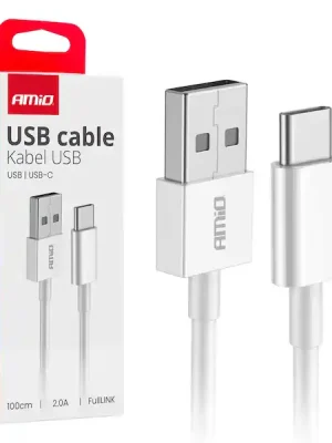 Kabel USB na USB-C 2A 100cm FullLINK AMIO-03893 Přímo Od Výrobce