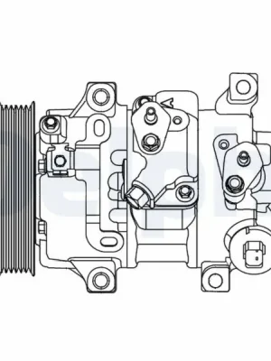 Kompresor, klimatizace DELPHI CS20478 Vrácení Zdarma