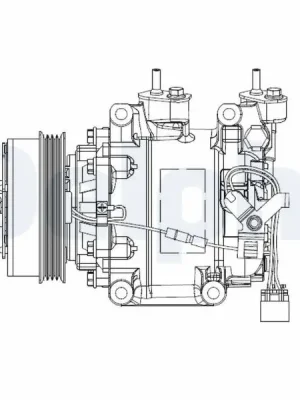 Ověřený Kompresor, klimatizace DELPHI CS20515