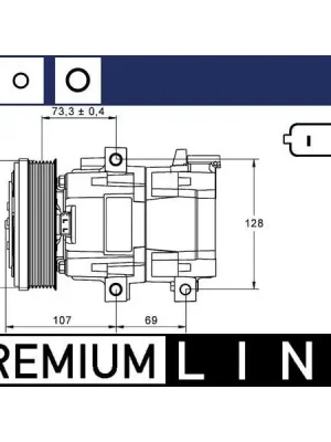 Must-Have Kompresor, klimatizace MAHLE ACP 855 000P