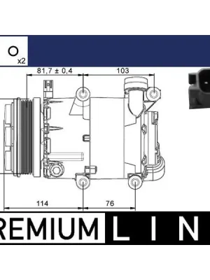 Top Prodej Kompresor, klimatizace MAHLE ACP 866 000P