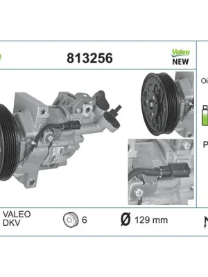 Kompresor, klimatizace VALEO 813256 Cenově Výhodný