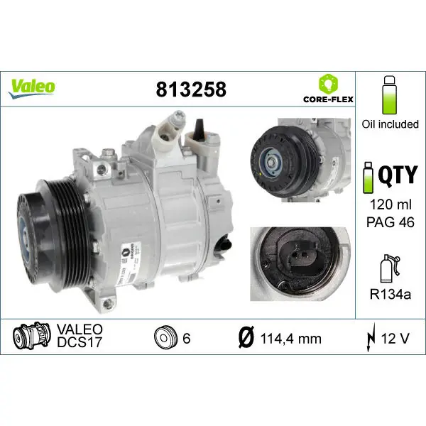 Kompresor, klimatizace VALEO 813258 Doprava Zdarma