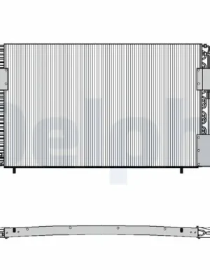 Kondenzátor, klimatizace DELPHI TSP0225021 Ověřený