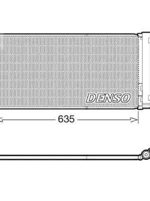 Speciální Cena Kondenzátor, klimatizace DENSO DCN15007