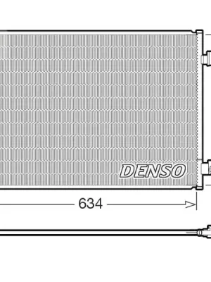 Pouze Dnes Kondenzátor, klimatizace DENSO DCN17031
