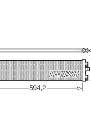 Kondenzátor, klimatizace DENSO DCN41028 Časově Omezené