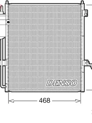 Kondenzátor, klimatizace DENSO DCN45004 Finální Výprodej