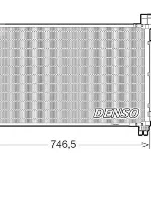 Akce Kondenzátor, klimatizace DENSO DCN50131
