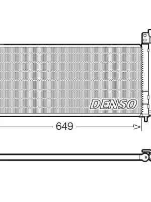 Omezená Nabídka Kondenzátor, klimatizace DENSO DCN51021