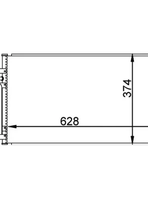 Omezená Nabídka Kondenzátor, klimatizace MAHLE AC 374 000P