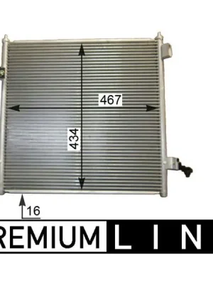 Levný Kondenzátor, klimatizace MAHLE AC 815 000P