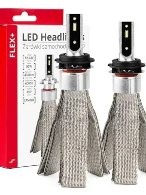 Objednat Nyní LED žárovky hlavního svícení FLEX+ H7-6 canbus 6000K 12V 24V AMIO-03662
