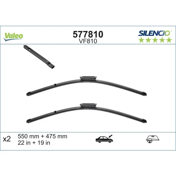 List stěrače VALEO 577810 Akční Nabídka