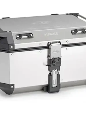 Levný MONOKEY TopCase K-FORCE - 58L, KAPPA (stříbrný, hliník, 55,5x32,3x45,4)