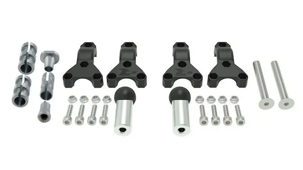 Autentický montážní kit pro kryty páček HP3 (KTM ADV/DUCATI MULTISTRADA), RTECH