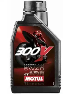 Motorový olej MOTUL 300V 4T FACTORY LINE 5W-40 1L Výprodej