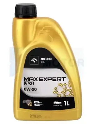 Odeslání Ihned MOTOROVÝ OLEJ ORLEN OIL MAXEXPERT DEX1 0W-20 1L