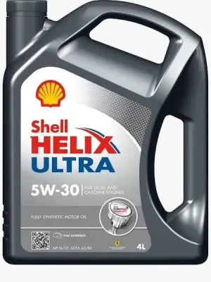 Ověřený Motorový olej Shell Helix Ultra 5W-30 4l