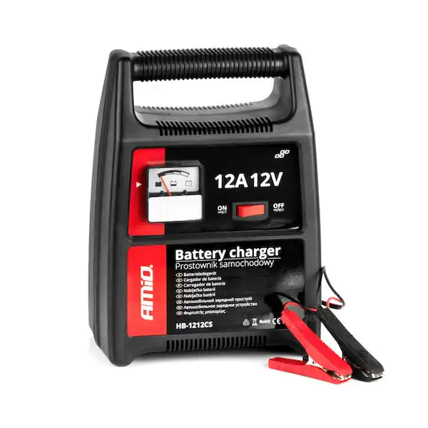 Nejprodávanější Nabíječka auto / moto baterií 12A, 12V AMiO SBC-12A
