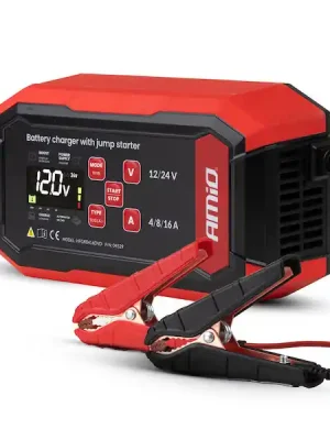 Nabíječka digitální BOOST AGM GEL STD LiFePo4 MAX 16A 12/24V PRO AMIO-04529 Vrácení Zdarma
