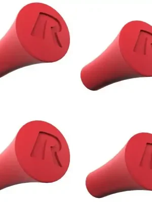 Nová Kolekce náhradní gumové koncovky pro držáky X-Ggrip, 4ks,(červené) RAM Mounts