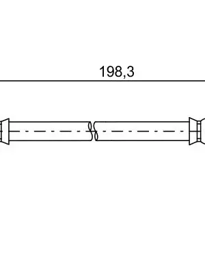 Brzdová hadice BOSCH 1987481630 Časově Omezené